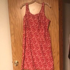 Red Floral Large Sundress (12-14)